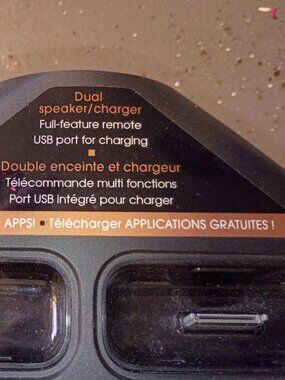 Altec Lansing dual speaker/charger